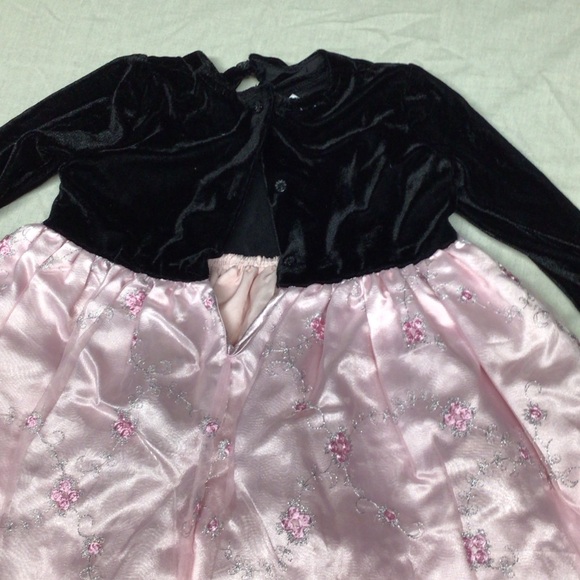 Wonderkids Black and Pink Formal Dress - Picture 6 of 9